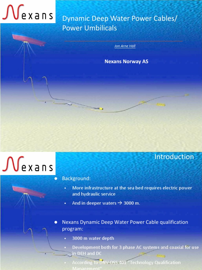 7 Nexans - Cables in Deep Water PDF | PDF | Alternating Current ...