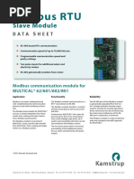 MODBUS Datasheet