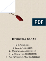 Hidrolika Dasar