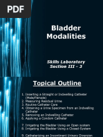 Bladder Modalities