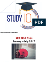 500 Best MCQs From January To July Part 1 PDF