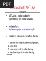 Intro 2 Netlab