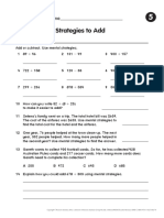 3 2 Using Mental Strategies To Add and Subtract: Practice