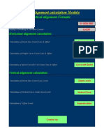 Alignment Calculation V 107