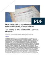 F/geschichte/history - Overview - En.html The History of The Constitutional Court: An