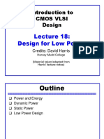 Introduction To Cmos Vlsi Design: Design For Low Power