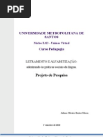 TCC -Letramento e Alfabetização