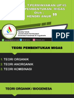 Teori Pembentukan Migas