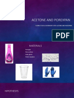 Experiment Porexpan and Acetone 6ºB ZOE
