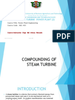 Compounding of Steam Turbine Lecture Sli PDF