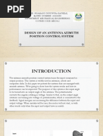 Design of An Antenna Azimuth Position Control System