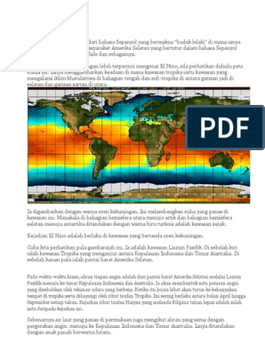 Реферат: El Nino Essay Research Paper El NinoTypically
