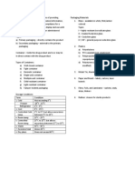 Packaging of Pharmaceuaticals