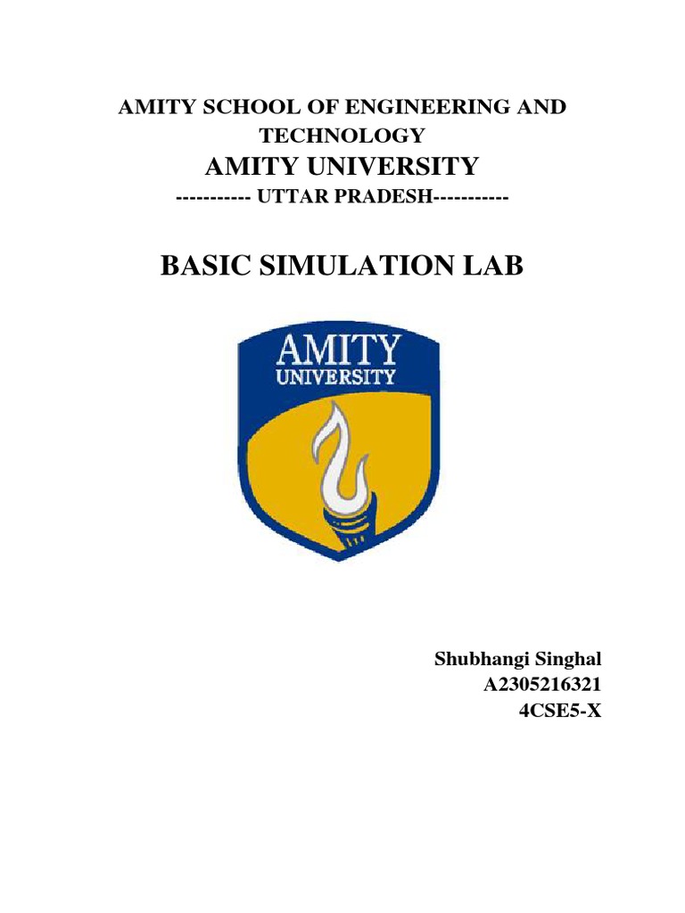 Basic Simulation Lab File | PDF | Matrix (Mathematics) | Matlab