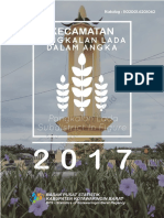 Kecamatan Pangkalan Lada Dalam Angka 2017