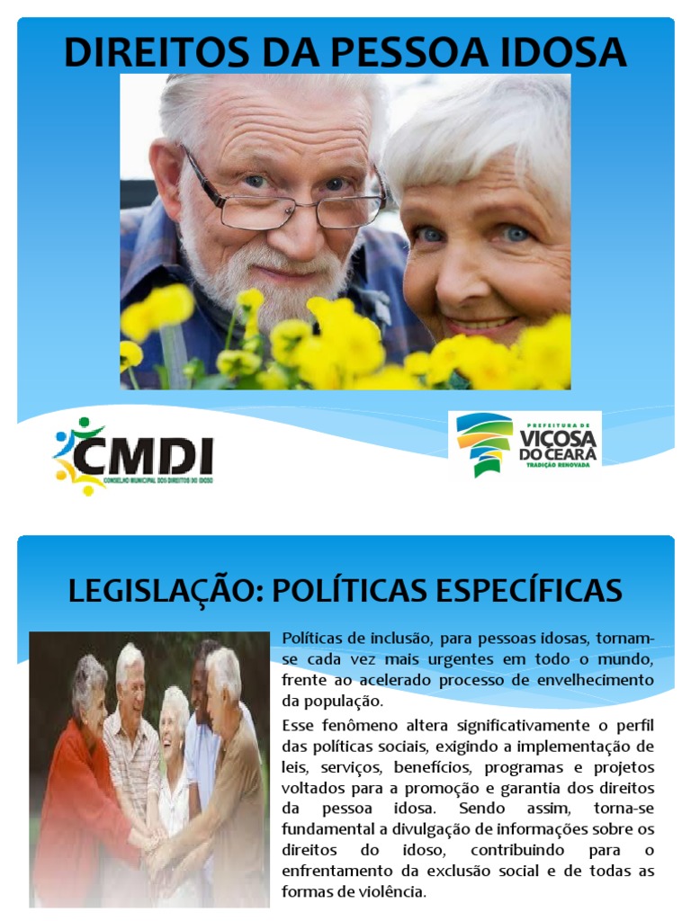 Direitos da Pessoa Idosa no Brasil | PDF | Terceira idade | Constituição