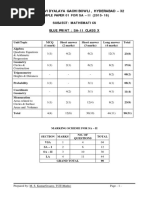 Maths Class X SA-II Sample Paper 01