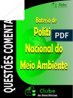 Questões Política Nacional Do Meio Ambiente Comentadas Concurso Clube de Geociências