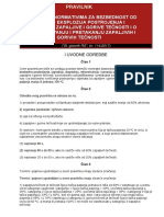 Pravilnik o Tehničkim Normativima Za Bezbednost Od Požara I Eksplozija Postrojenja I Objekata Za Zapaljive I Gorive Tečnosti I o Uskladištavanju I Pretakanju Zapaljivih I Gorivih Tečnosti