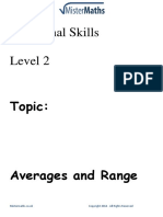 Averages and Range FSML2