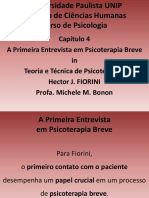 A primeira entrevista em psicoterapia breve