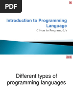 Chapter 1-Introduction To Programming Language