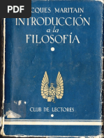 Jacques Maritain - Introducción a La Filosofía