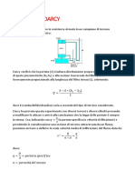 La Legge Di Darcy (Geotecnica)