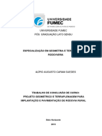 TCC Alpio Augusto Caram Guedes Projeto Geometrico e Terraplenagem para Implantao e Pavimentao de Rodovia Rural