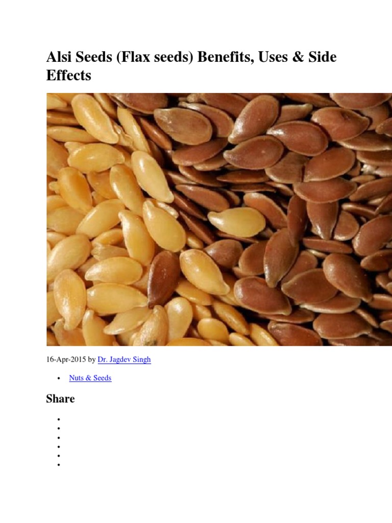 Alsi Seeds In English Name