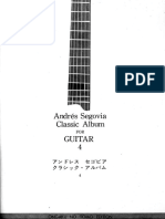 Andres Segovia - Classic Album For Guitar Vol 4 PDF