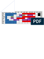 3rd Year Week Timetable