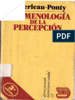 Merleau Ponty 1945 Fenomenologia de La Percepcion - Doble - Pag