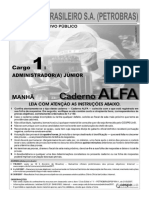 Cespe 2007 Petrobras Administrador Junior Prova PDF