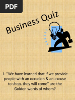 Download Business Quiz Ppt by Pavan Kumar SN37080933 doc pdf