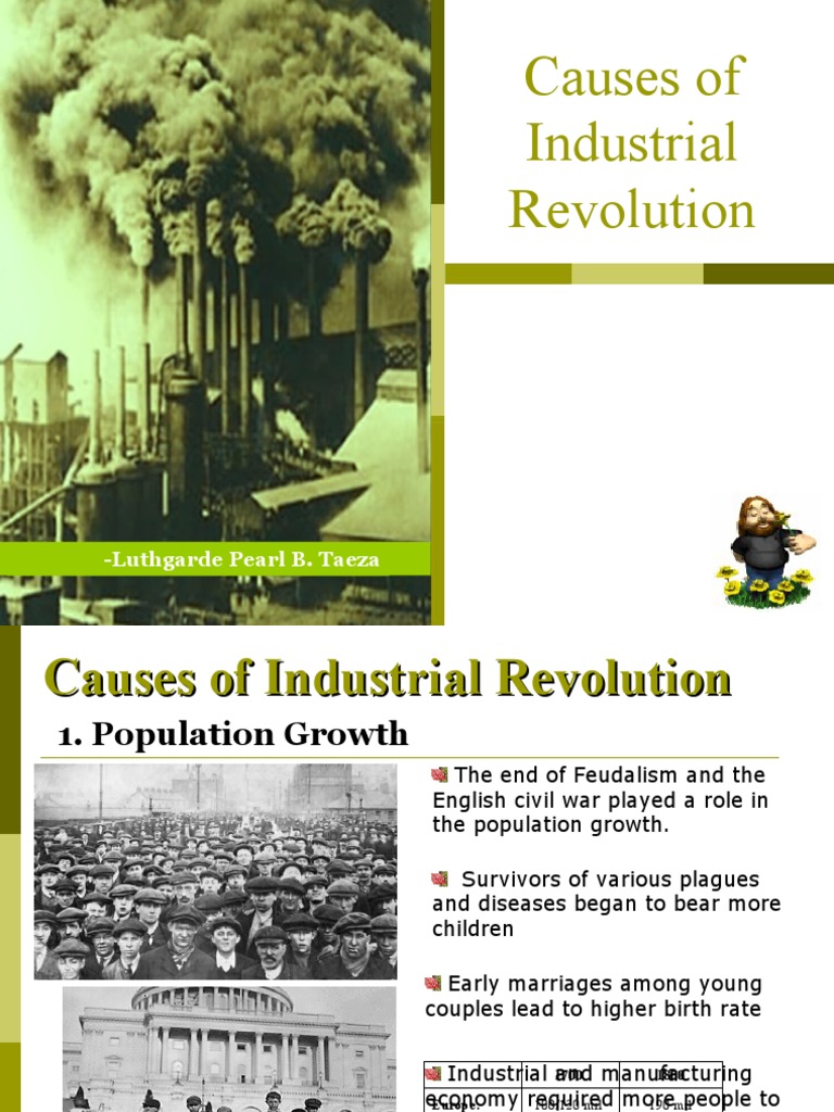 Causes Industrial Revolution Pdf Industrial Revolution Agriculture