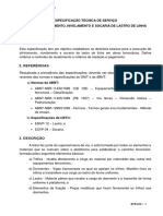 ETS-012: Alinhamento, nivelamento e socaria de lastro de linha