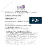 University Examinations Examination For January/April 2015/2016 For Diploma in Computer Science