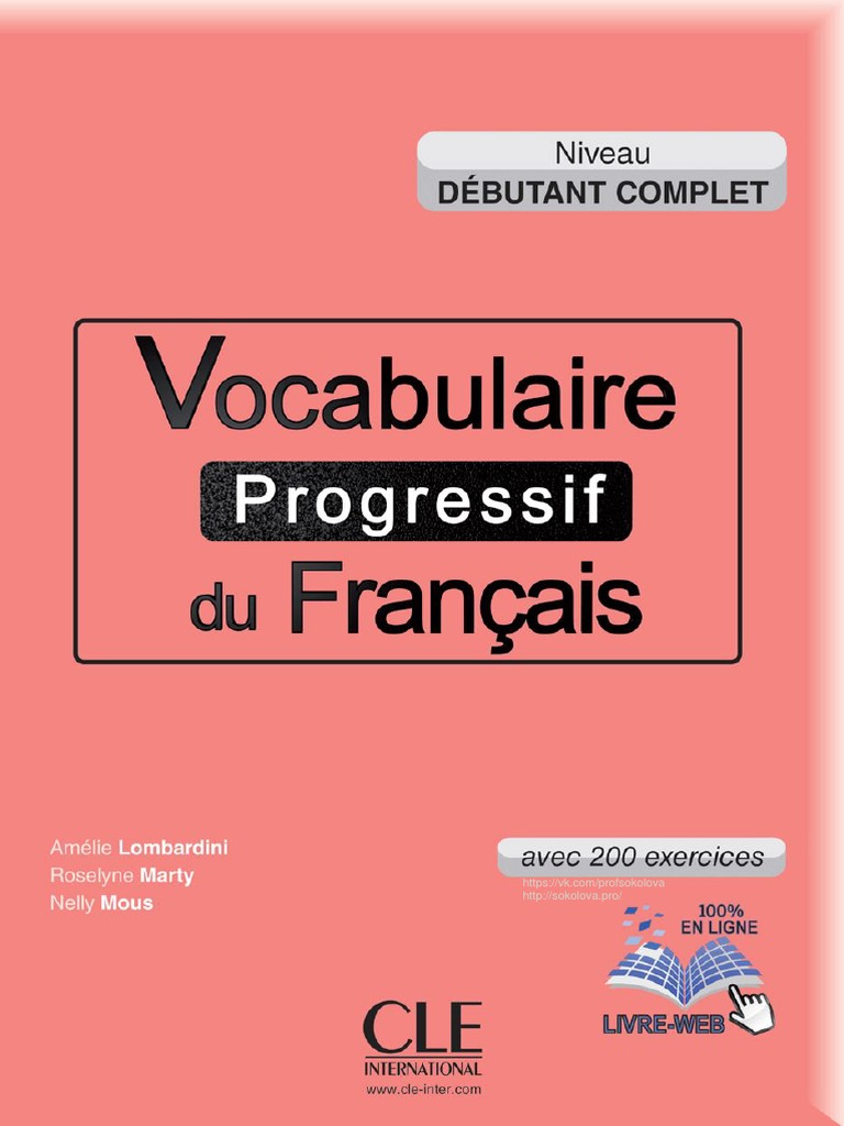 Vocabulaire Progressif Du Francais Debutant Complet PDF