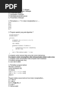 Soal Latihan Algoritma dan Pemrograman | PDF