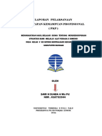 Laporan Pelaksanaan Pemantapan Kemampuan Profesional (PKP)