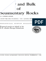 Porosity and Bulk Density of Sedimentary Rocks