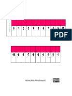 Recta Numérica Enteros