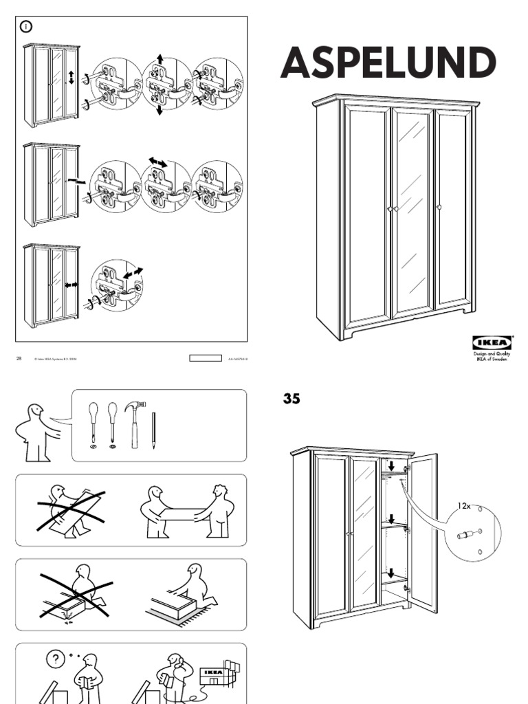 Ikea Aspelund Wardrobe PDF