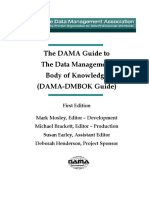 The DAMA Guide To The Data Management Bo PDF