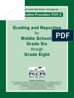 Administrative Procedure For PGCPS Middle Schools