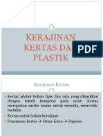 Kerajinan Kertas Dan Plastik