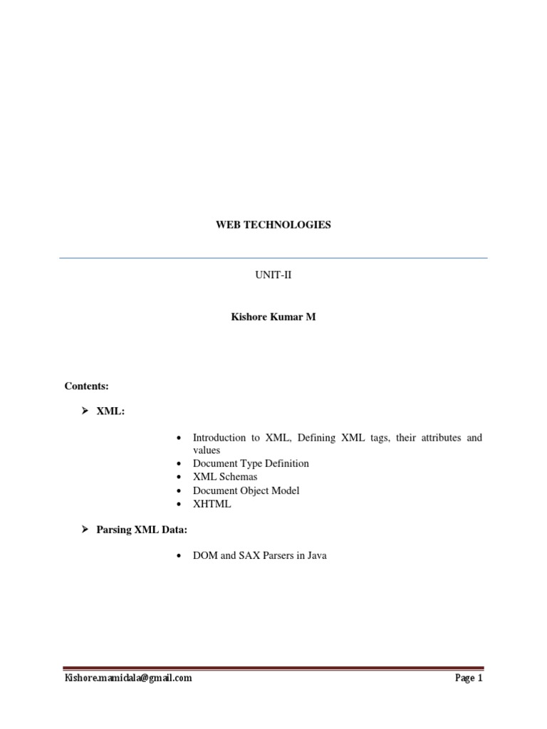 Understanding XML Structure and Tags | PDF | Xhtml | Html