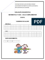 Avaliação de Matemática 2017 - 4º Bimestre