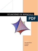Ecuaciones de Bernoulli